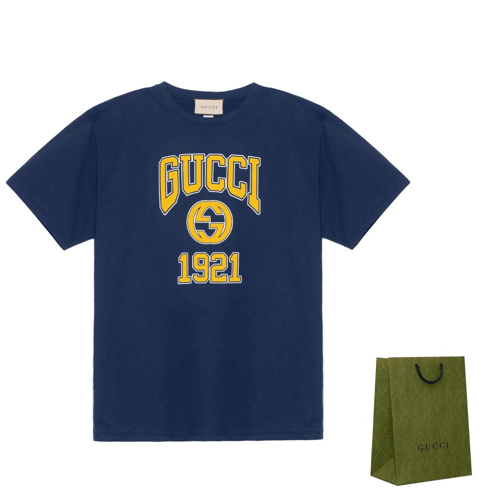 Футболка Gucci T-Shirt Navy - изображение 3