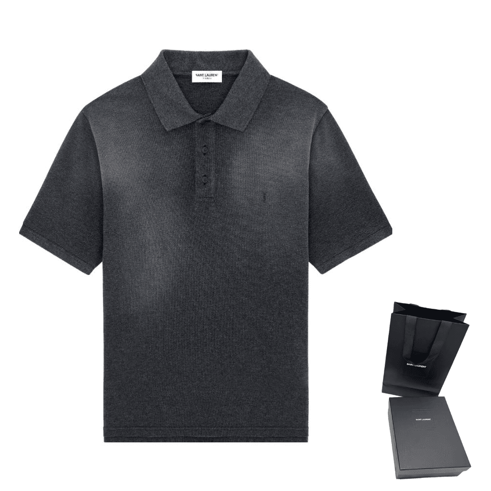 Поло Saint Laurent Polo Shirt - изображение 9