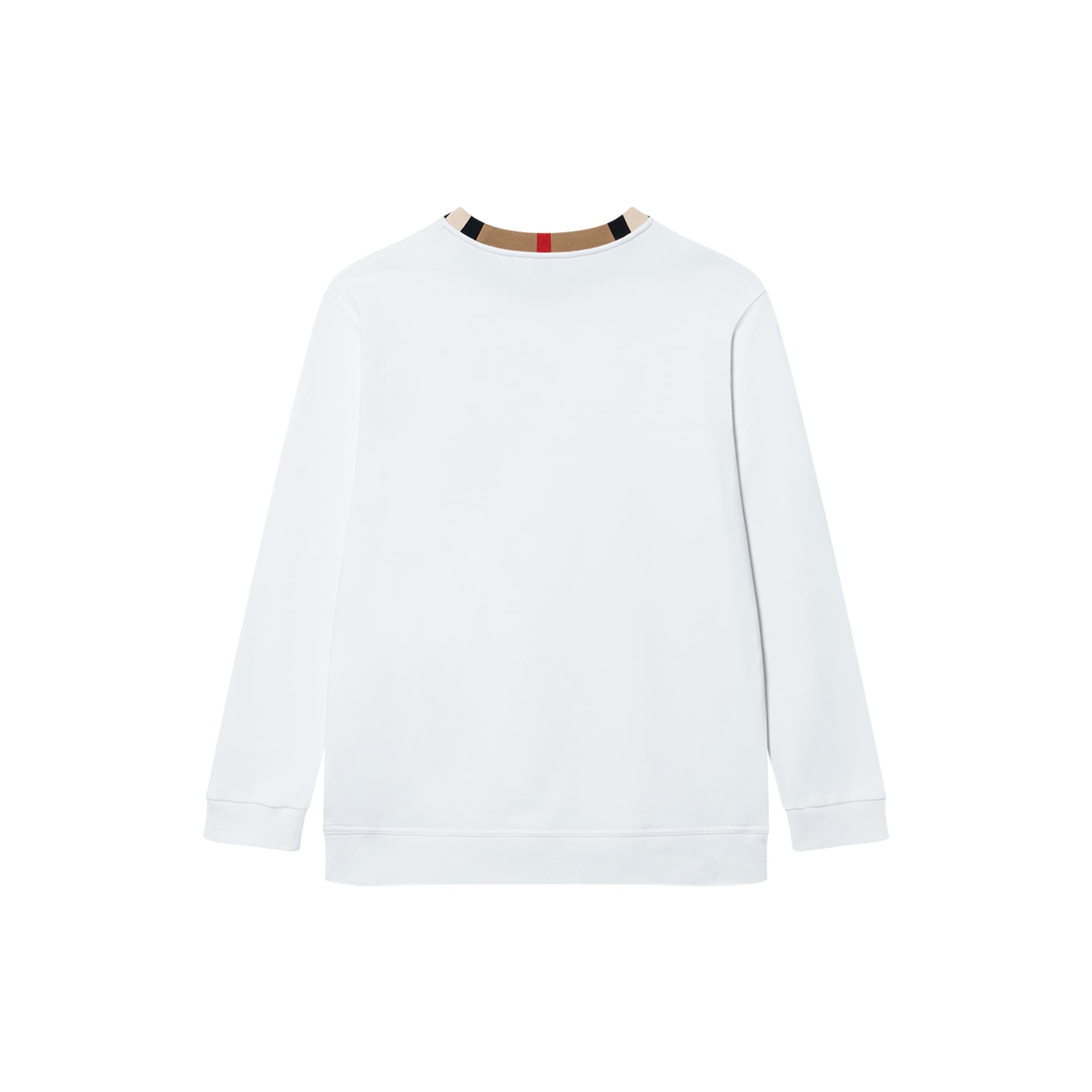 Кофта Burberry Logo Print Crewneck Sweatshirt White - изображение 2