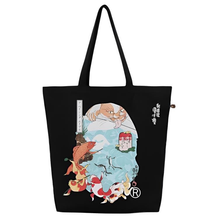 Мини-сумка A BATHING APE x UKIYO-E - TOTE BAG - изображение 1