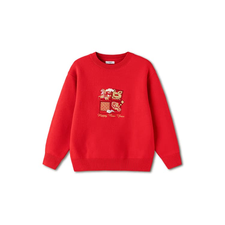 BALABALA Свитер Chinese New Year FW25 Детский - изображение 1