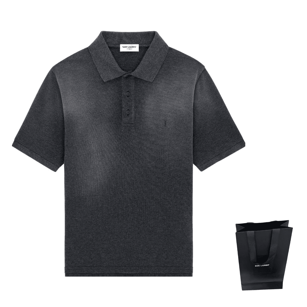 Поло Saint Laurent Polo Shirt - изображение 10