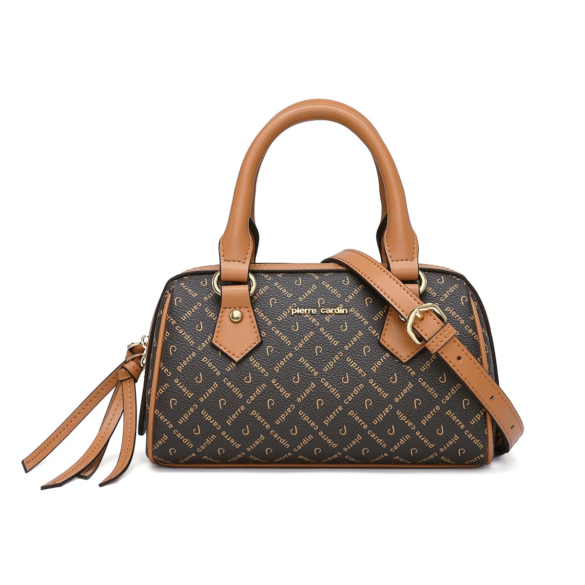 Сумка PIERRE CARDIN PVC Одно Плечо Сумка Стандартная (Standard) Женская Кофейно-Коричневая - изображение 1