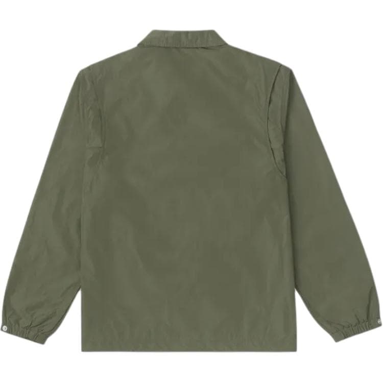 Куртка Converse Classic Coach Retro Lapel Long Sleeve Jacket Унисекс Зеленый - изображение 3