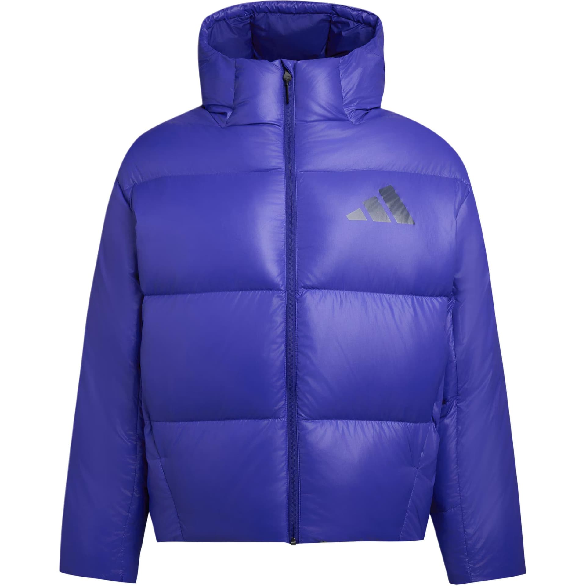 Зимняя куртка Adidas ZNE Semi Fluorescent Blue Reflective Black Мужские Пуховики - изображение 1