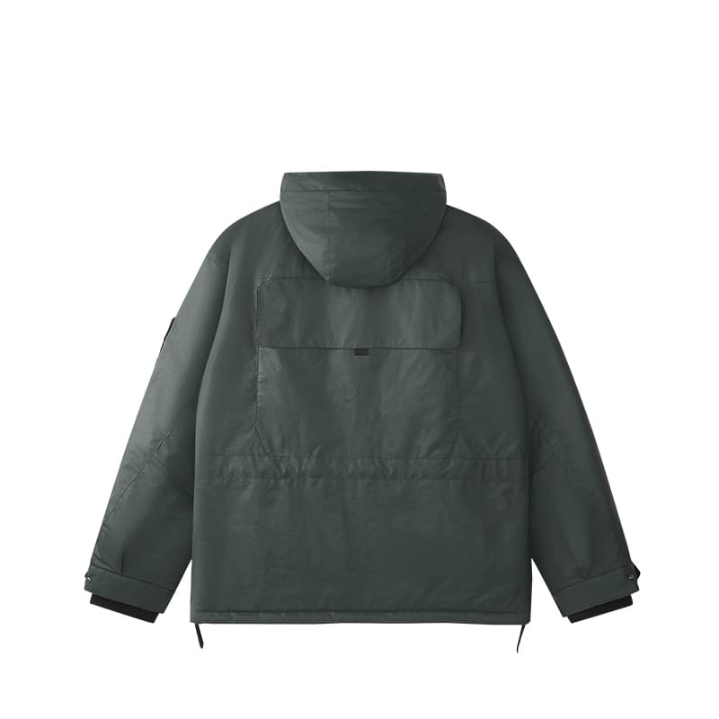 Зимняя куртка пуховик FILA FUSION X NEMEN Пуховая куртка Мужской Deep Forest Хаки - изображение 2