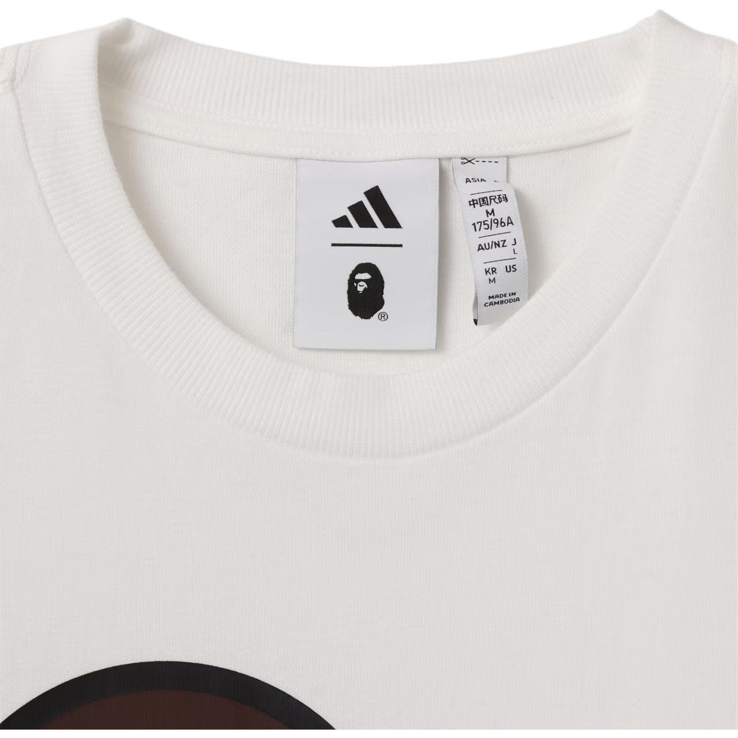Футболка A BATHING APE X Adidas Originals FW25 T Рубашка Унисекс - изображение 3