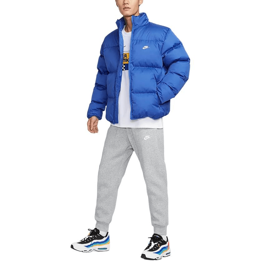 Зимняя куртка Nike Club Therma-FIT Blue — фото 4