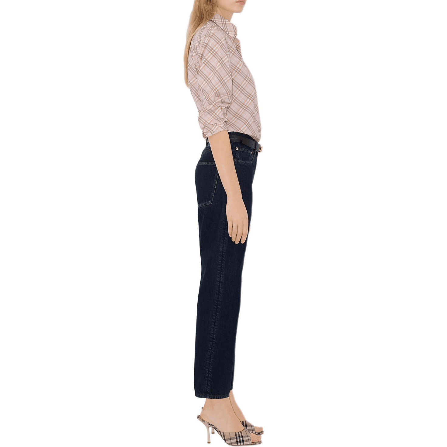 Джинсы Burberry Индиго Женские Джинсы - изображение 4