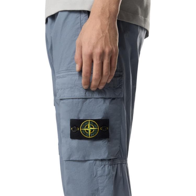 Штаны STONE ISLAND Карго Брюки Мужские Синие - изображение 4