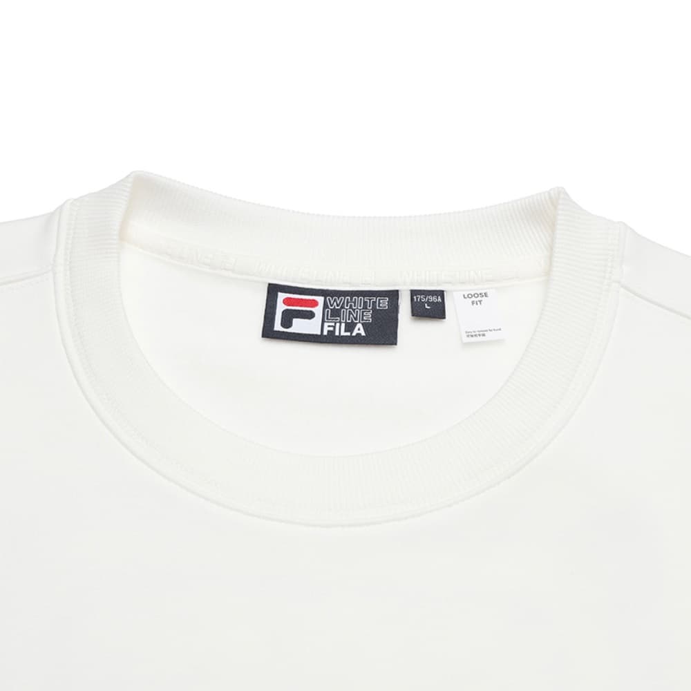 Худи FILA ORIGINALE С флисовой подкладкой Модный повседневный универсальный термальный свободный крой Толстовка мужской белый - изображение 3