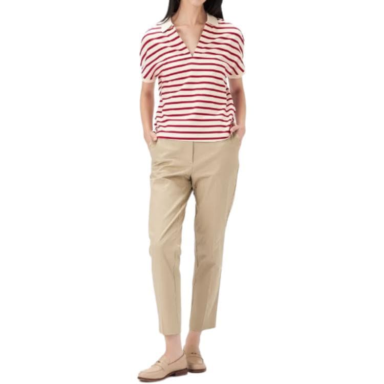 Tommy Hilfiger SS25 Поло Женское Красное - изображение 3