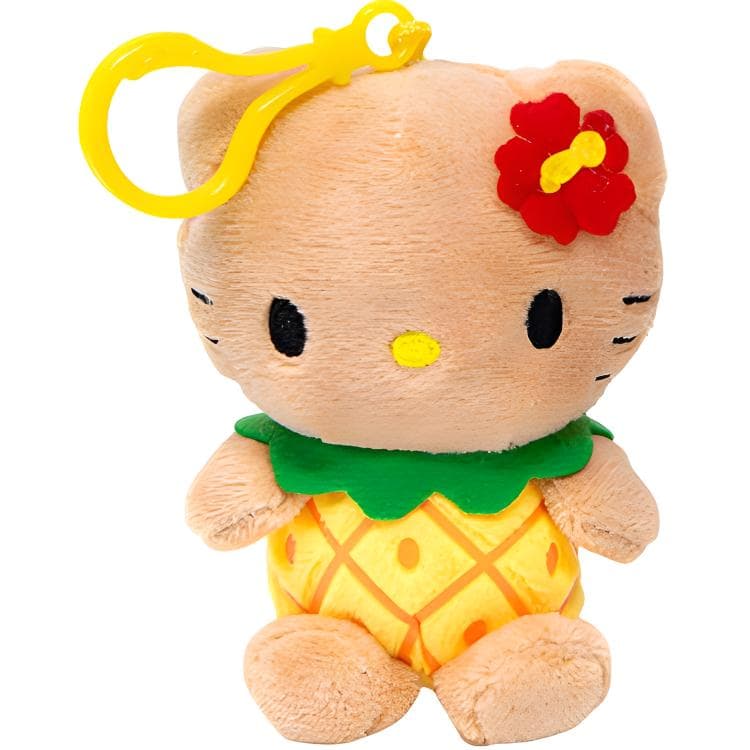 Sanrio Hello Kitty Hawaii Collection Ананас Ограниченная Седативная Эффект Кукла Плюшевый Брелок Высота 16 см - изображение 1