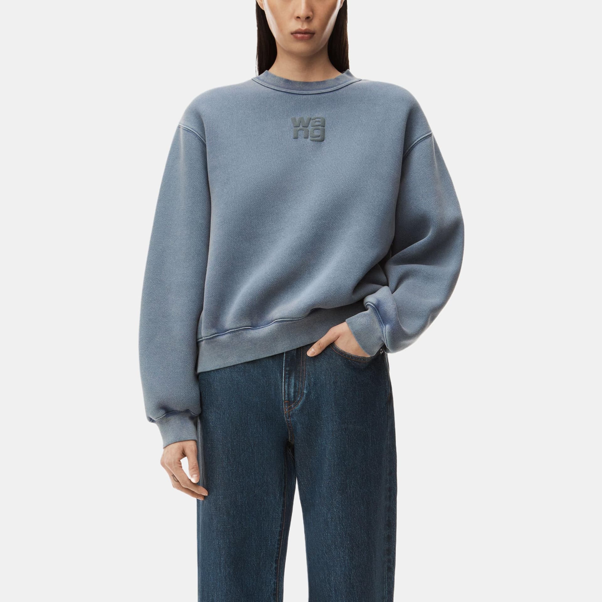 Худи alexander wang SS24 essential - изображение 4