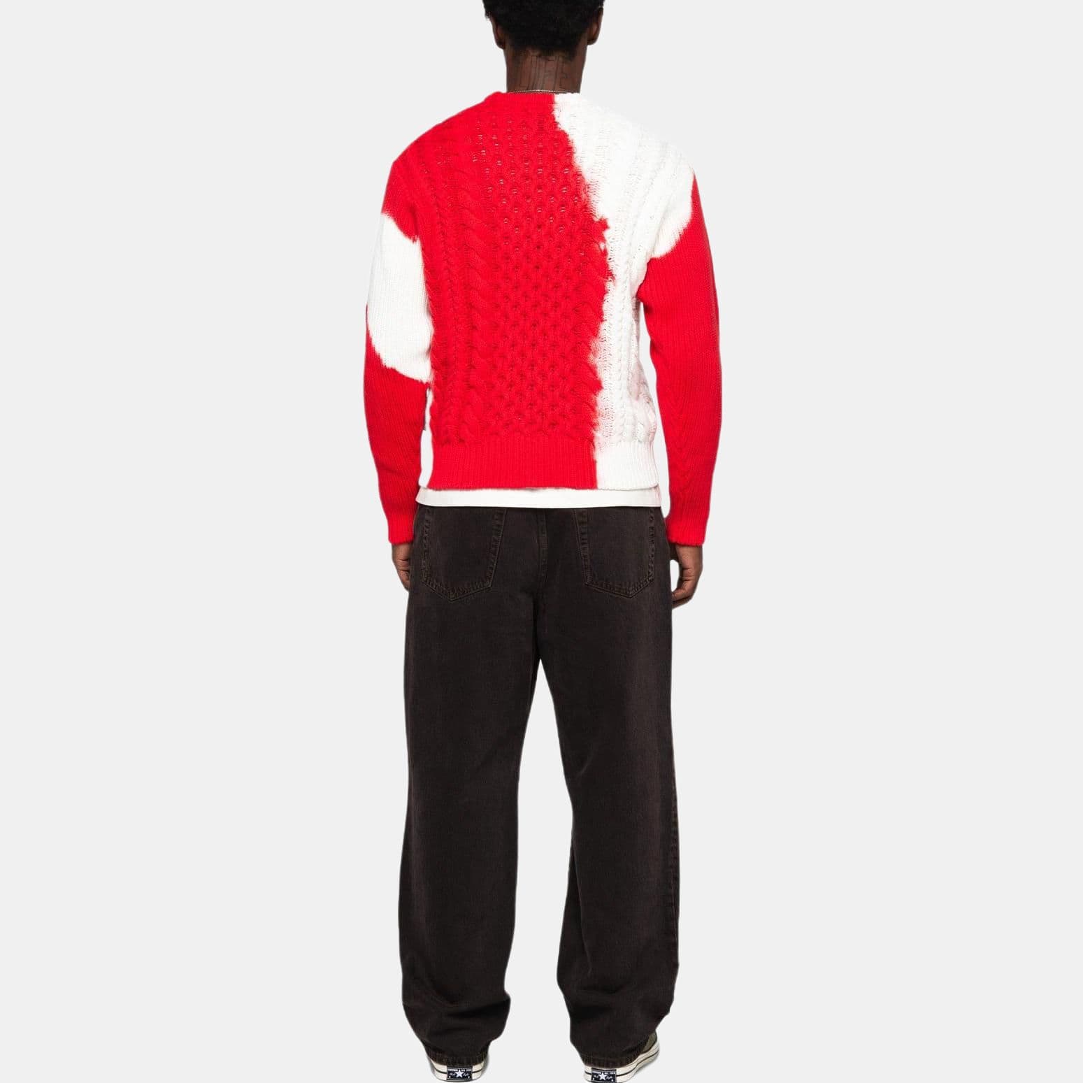 Кофта Stussy FW23 TIE DYE FISHERMAN SWEATER - изображение 4