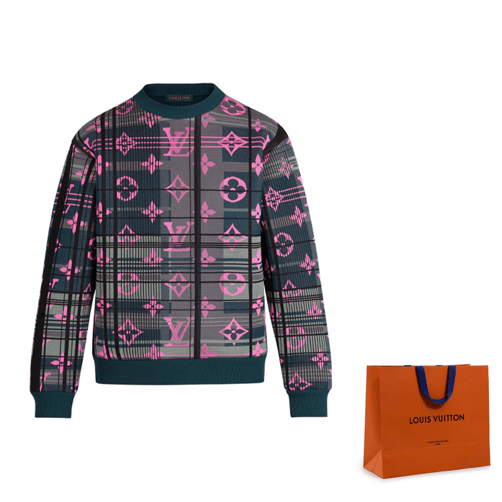 Кофта Louis Vuitton Pullover Sweatshirt Men's Dark Green — фото 7