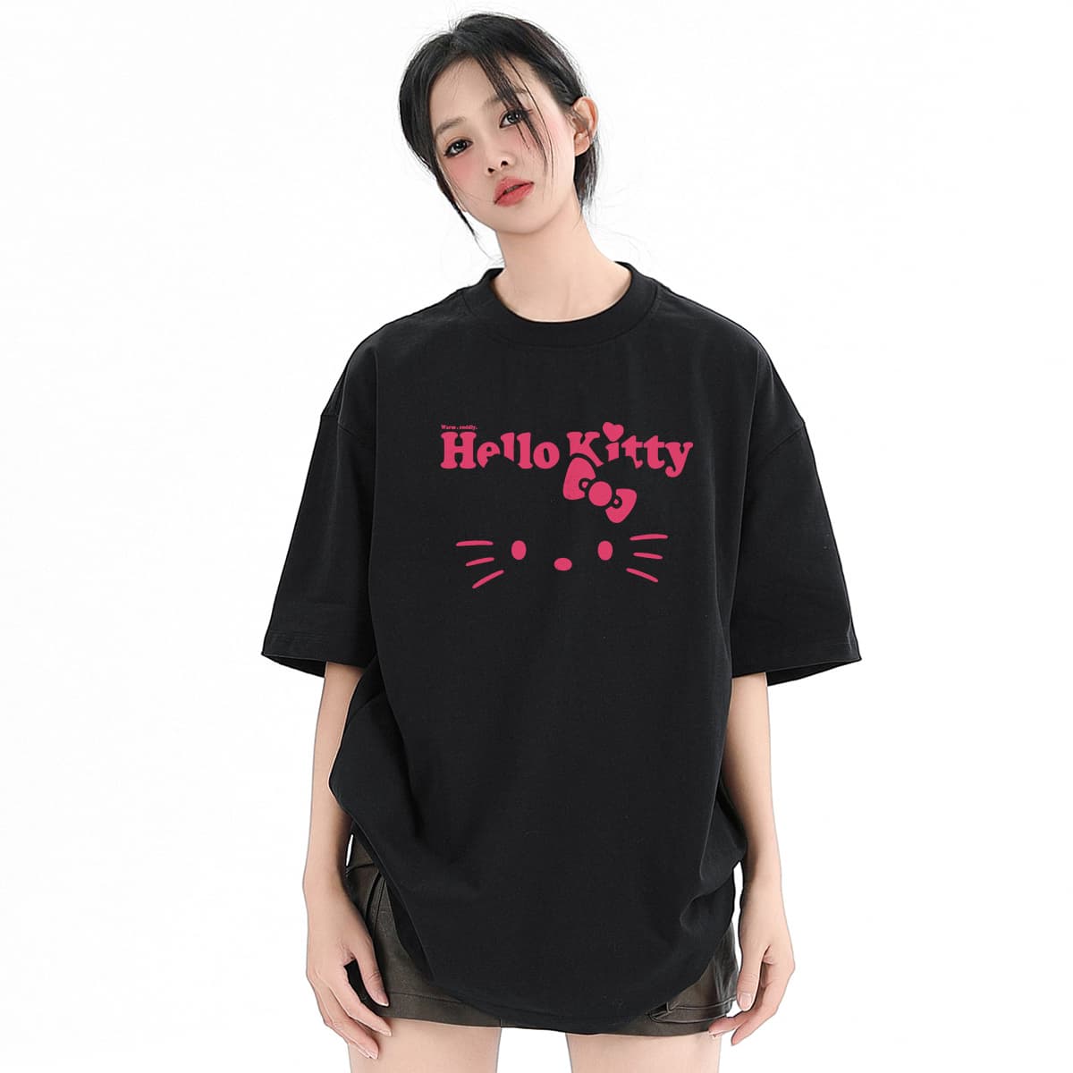 Футболка Sanrio x Hello Kitty Хелло Китти T-рубашка унисекс - изображение 3
