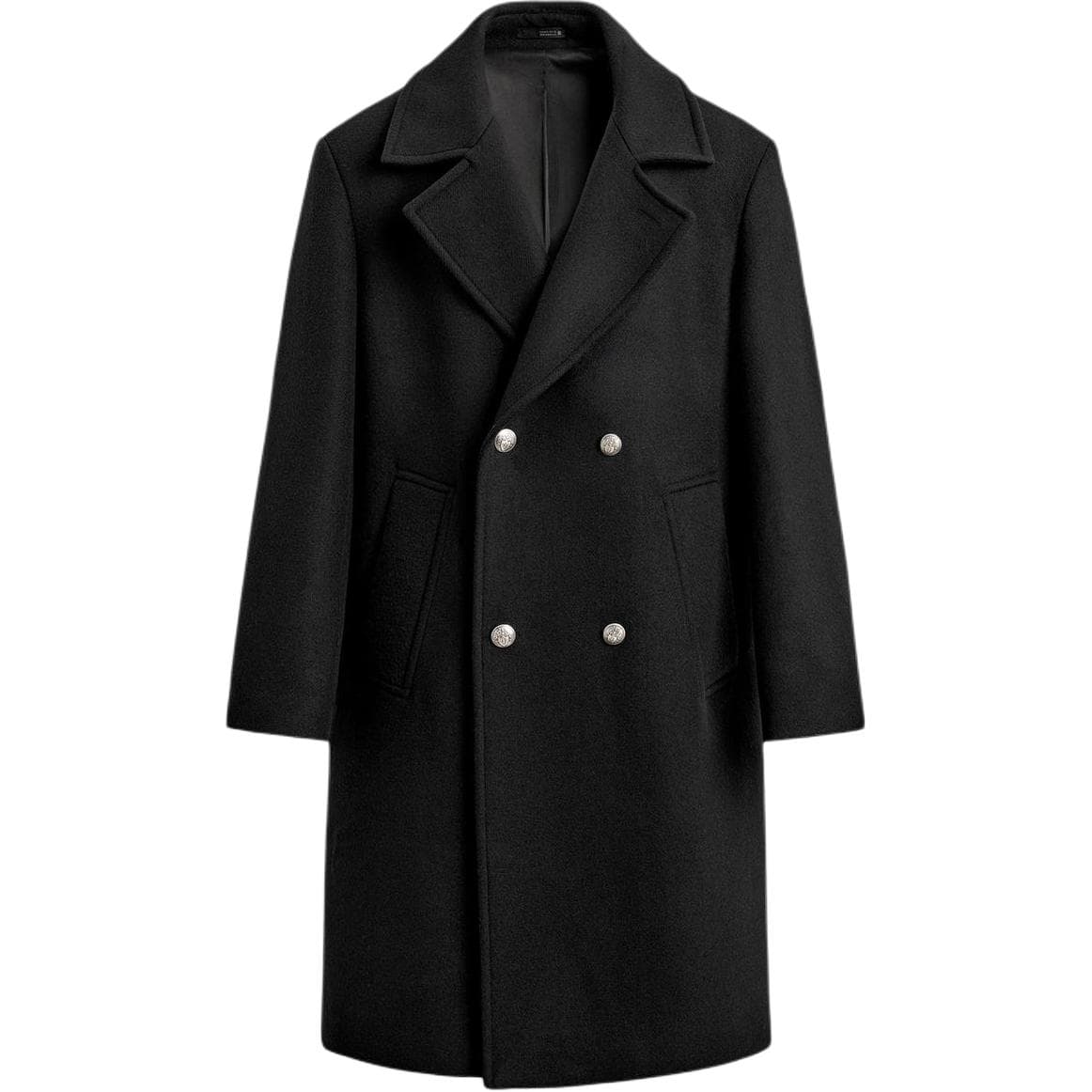 Пальто ZARA Черное Мужское Пальто - изображение 1