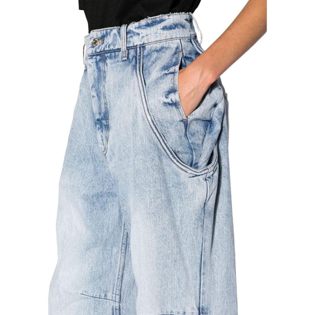 Джинсы WE11DONE Blue Women's Jeans WE11DONE Синий Женские Джинсы - изображение 2