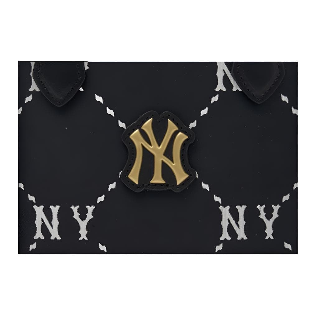 Сумка MLB Diamond Monogram Полиэстеровая сумка-тоут сумка для покупок сумка через плечо мини-сумка черная женская - изображение 8