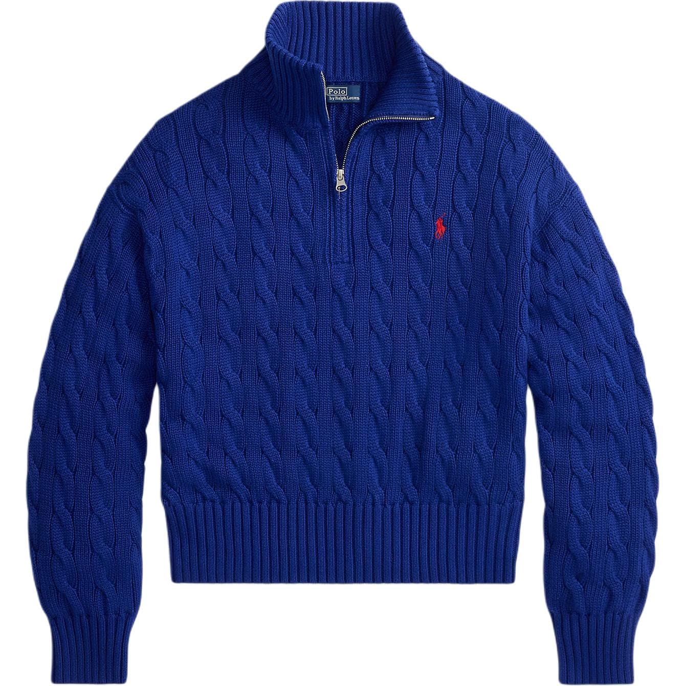 Кофта Polo Ralph Lauren Трикотаж Свободный крой Женский Спортивный Королевский Синий - изображение 1