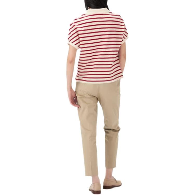 Tommy Hilfiger SS25 Поло Женское Красное - изображение 4
