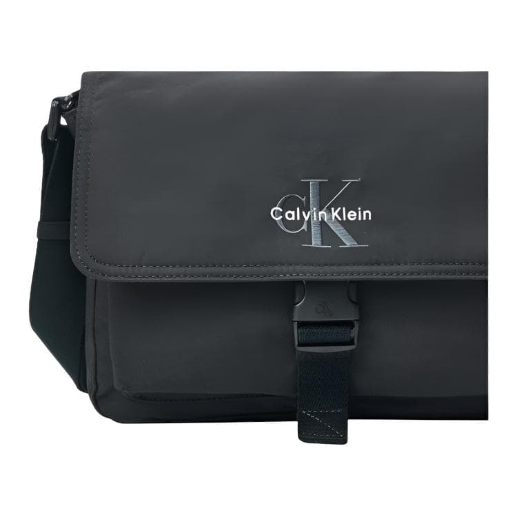 Мини-сумка CALVIN KLEIN Ткань Сумка через плечо Мужская Космический Черный - изображение 4