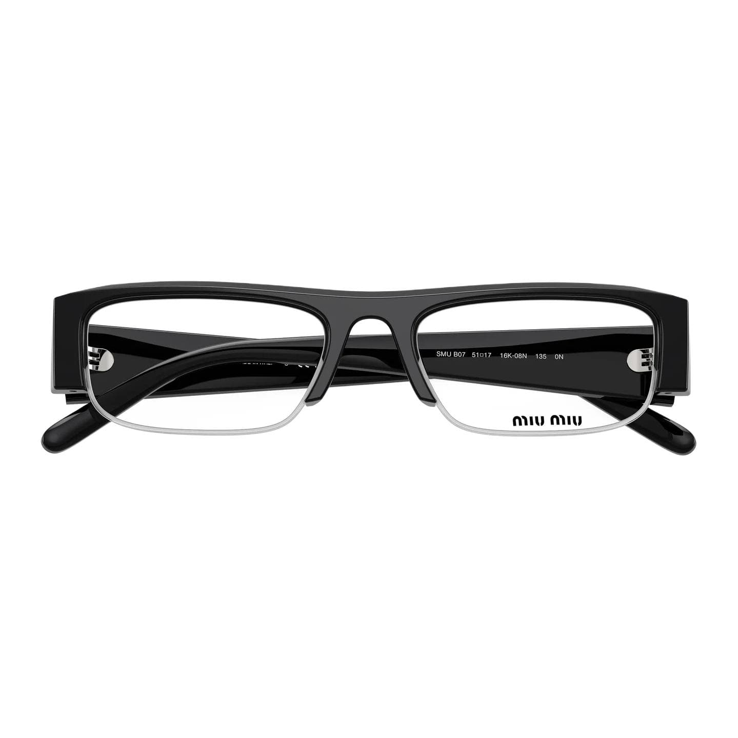 Солнцезащитные очки MIU MIU Ацетатные квадратные солнцезащитные очки для женщин черные - изображение 4