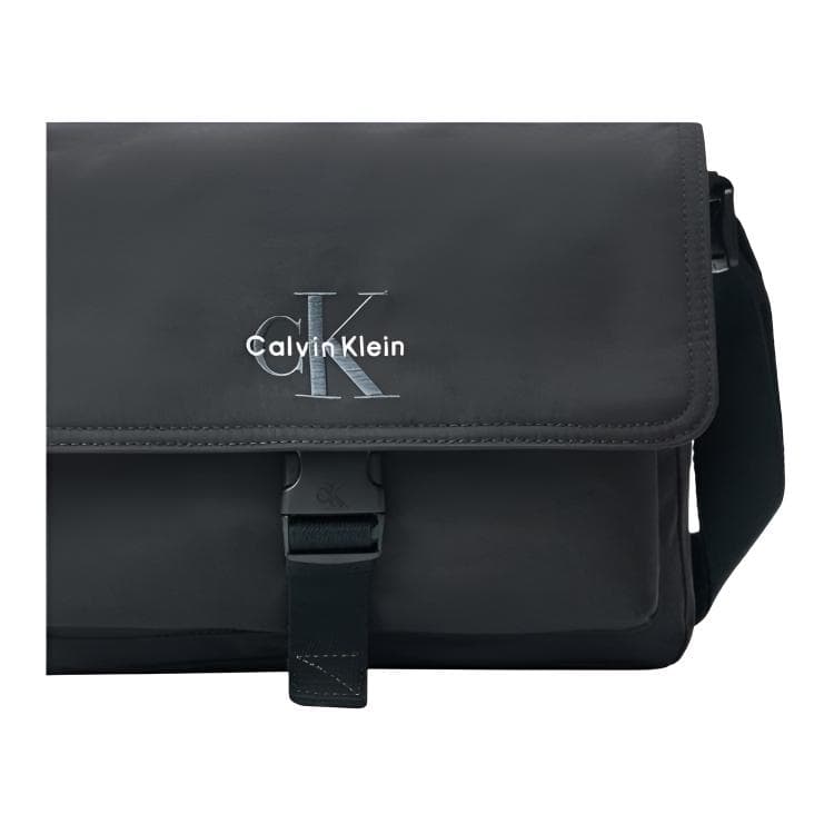 Мини-сумка CALVIN KLEIN Ткань Сумка через плечо Мужская Космический Черный - изображение 5