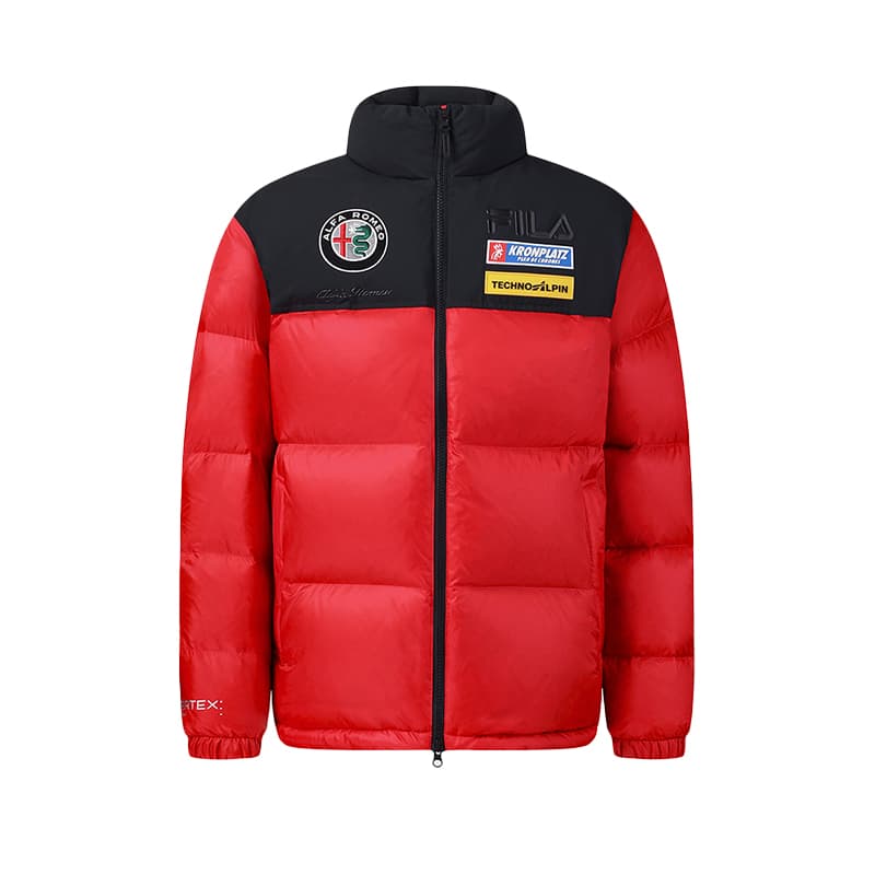 Зимняя куртка FILA SKI Пуховик Мужской Неоново-красный - изображение 3