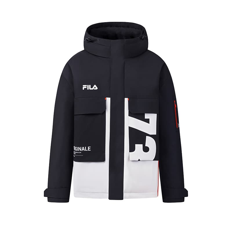 Зимняя куртка FILA ORIGINALE Пуховик Мужской Легендарный синий - изображение 1