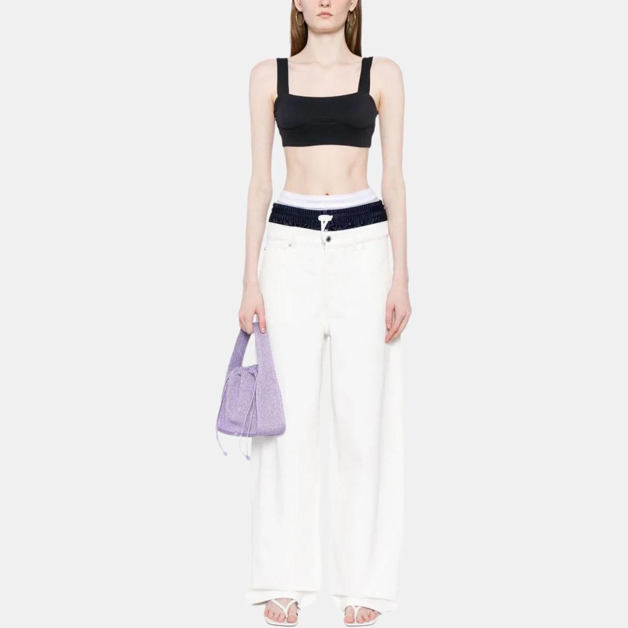 Джинсы alexander wang Pre-Styled Straight Leg Jean in Denim - изображение 5
