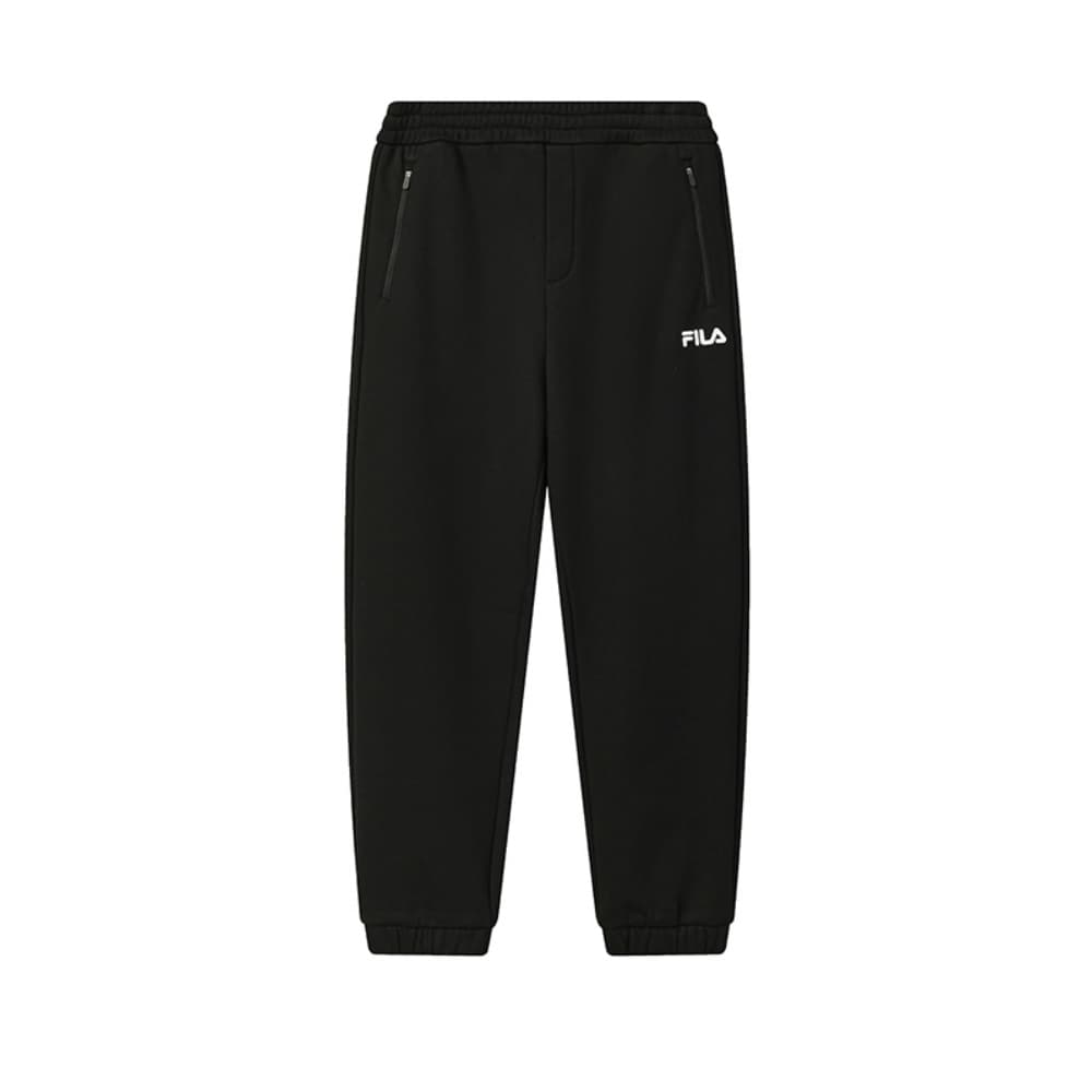 Штаны FILA ORIGINALE Вязаные тренировочные брюки мужские черные - изображение 1