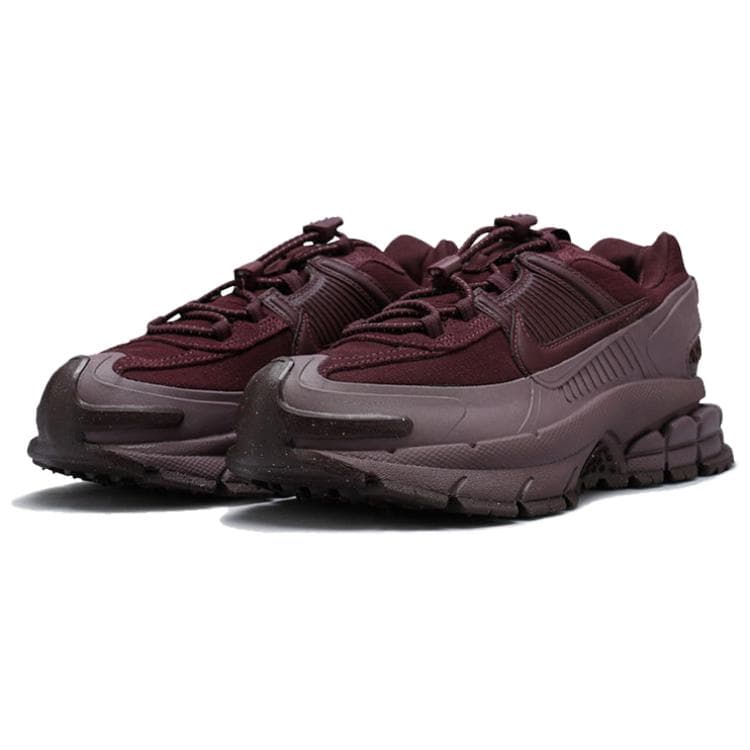 Кроссовки для бега NIKE ZOOM VOMERO ROAM Ткань Low Топ Беговые кроссовки Женские Бургундский - изображение 3