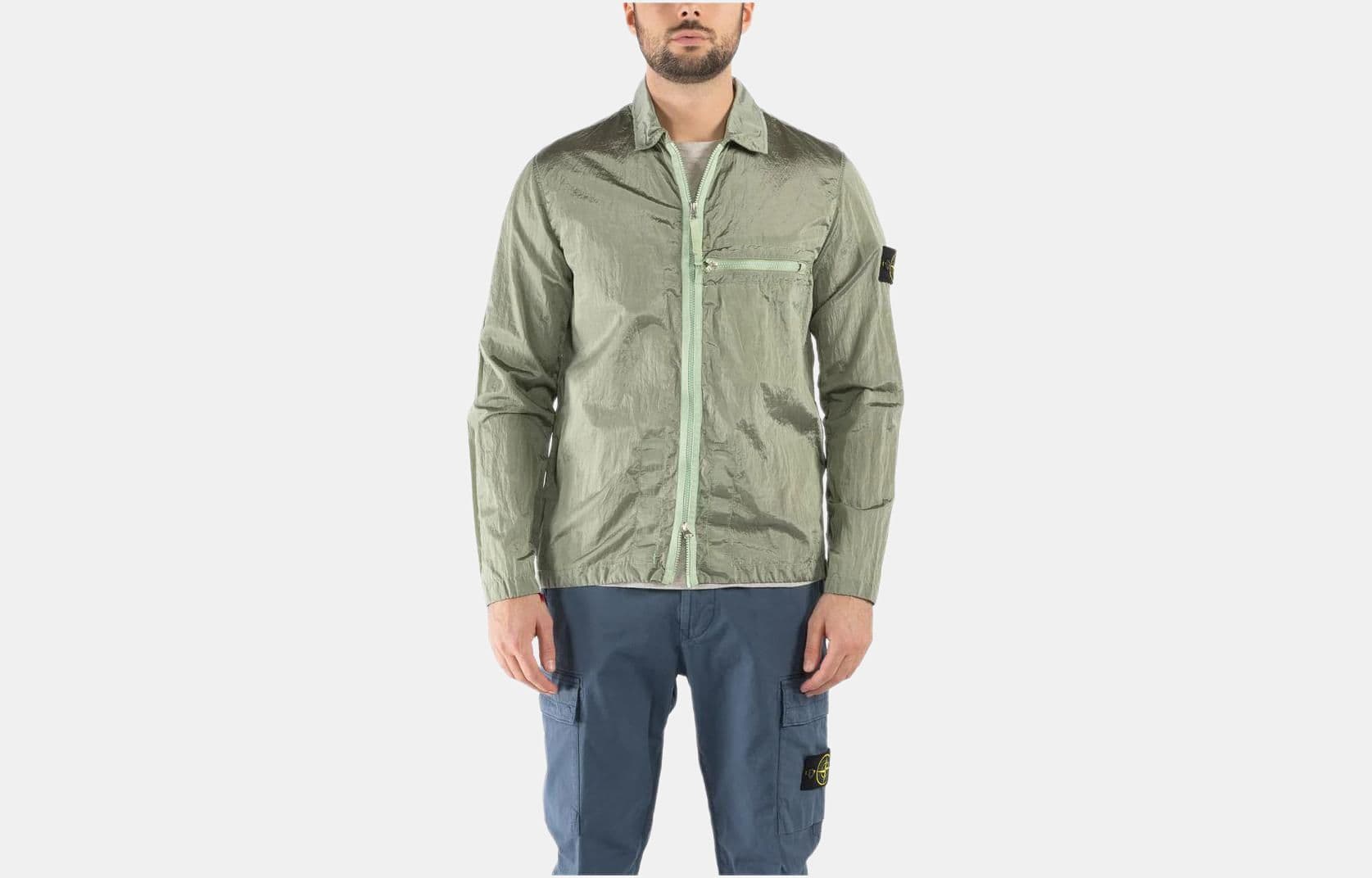 Куртка Stone Island Nylon Meta SS23 Jacket Light Green - изображение 2