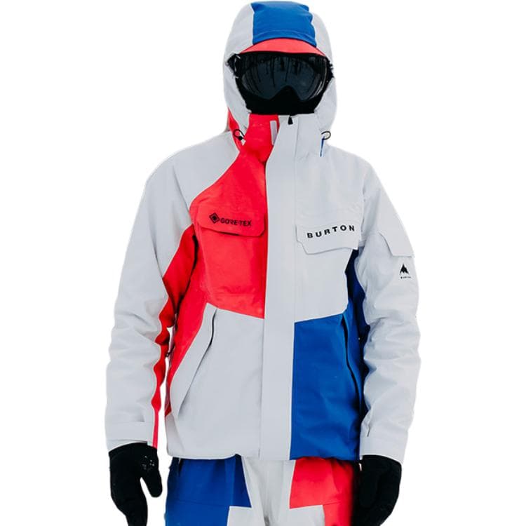 Горнолыжный костюм BURTON Gore-tex Circus Трёхцветный Ски Топ Унисекс - изображение 5