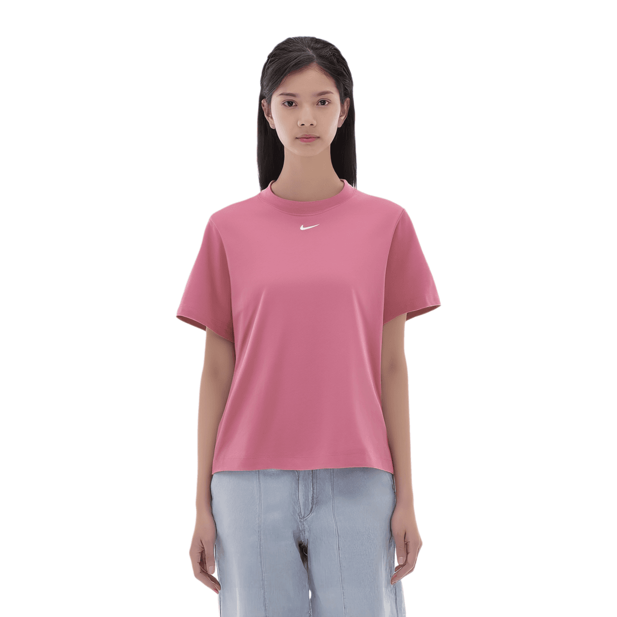 Футболка NIKE Футболка Женские Арбузно-розовый красный - изображение 4