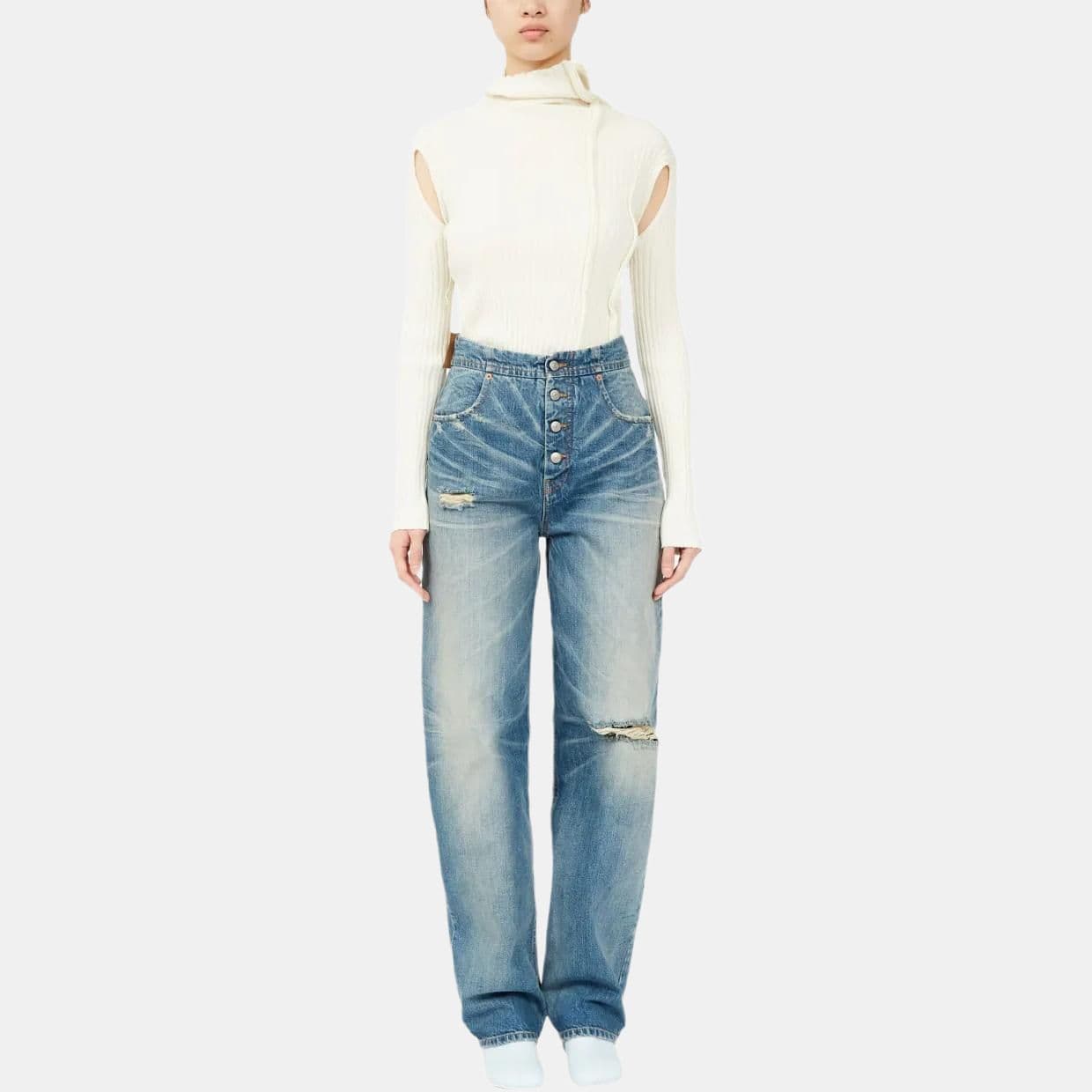 Джинсы MM6 Maison Margiela FW24 — фото 6
