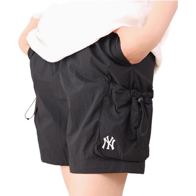 MLB Базовые шорты карго New York Yankees Gofcore унисекс черные - изображение 4
