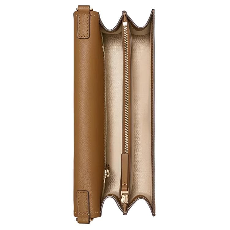 Мини-сумка Tory Burch EMERSON Кожа Плечевая Сумка Женская Коричневая - изображение 3