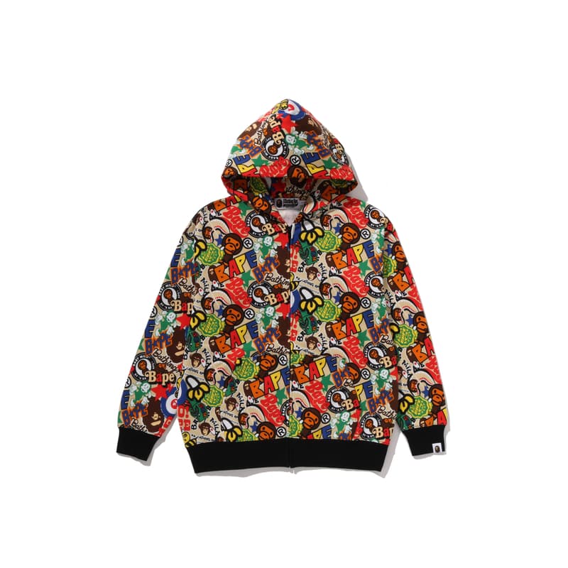 A BATHING APE Толстовка MLX для детей - изображение 1