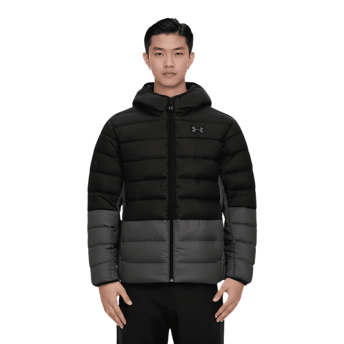 Зимняя куртка Under Armour Echo Пуховик Мужской Черный - изображение 4
