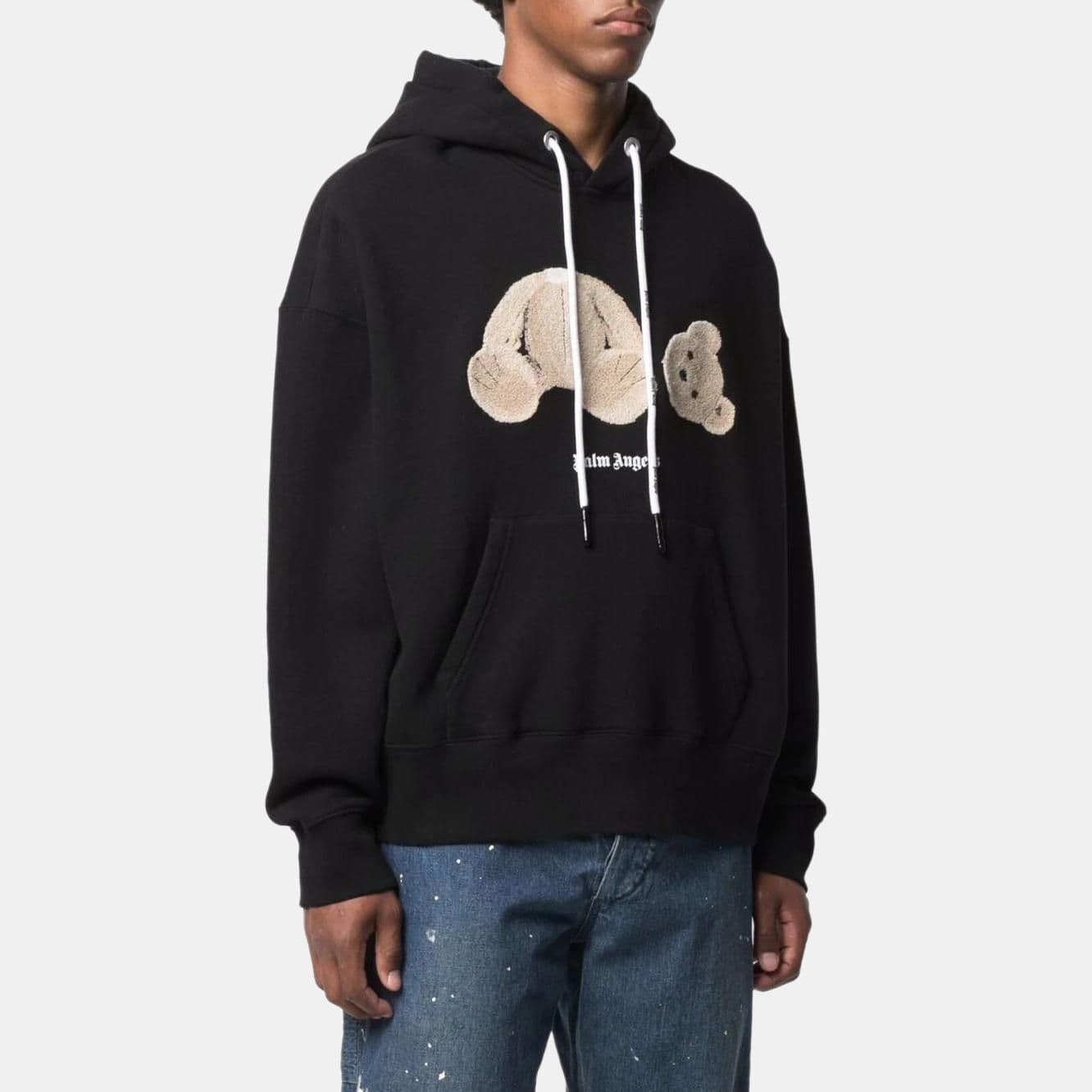 Худи Palm Angels Bear Hoodie Black - изображение 4