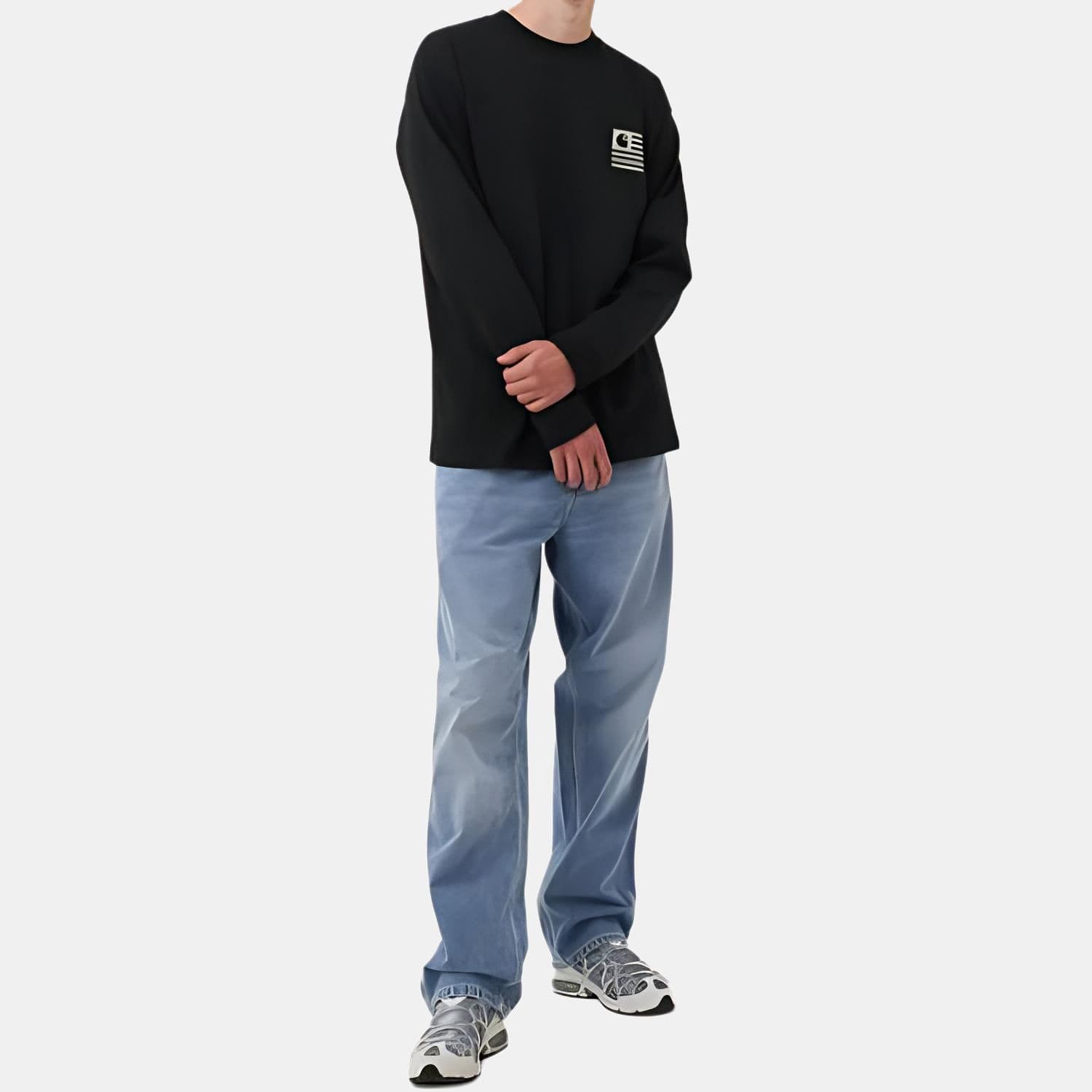 Штаны Carhartt WIP SS22 Simple Pant-BluelightTrueWashed - изображение 3