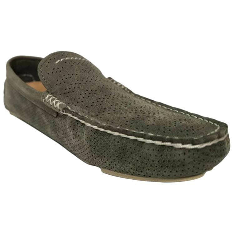 UGG HENRICK Stripe PERF Лоферы с резиновой подошвой Мужские Мохово-зеленый - изображение 3