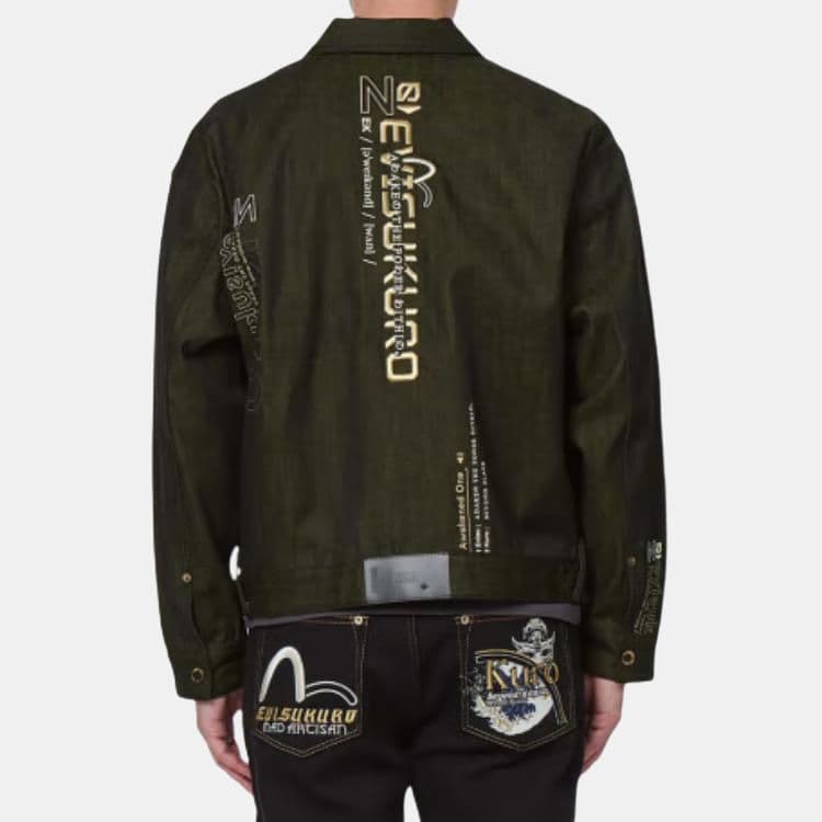 Джинсовая куртка EVISU SS22 - изображение 4