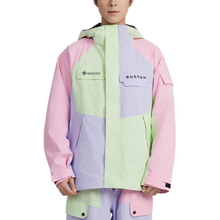 Горнолыжный костюм BURTON Gore-tex Circus Трёхцветный Ски Топ Унисекс - изображение 4