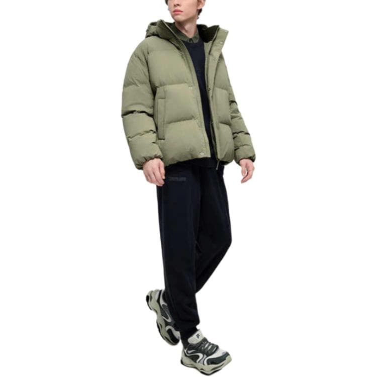 Зимняя куртка FILA FUSION FUSIONEER Мужской пуховик цвет темно-умбра хаки - изображение 4