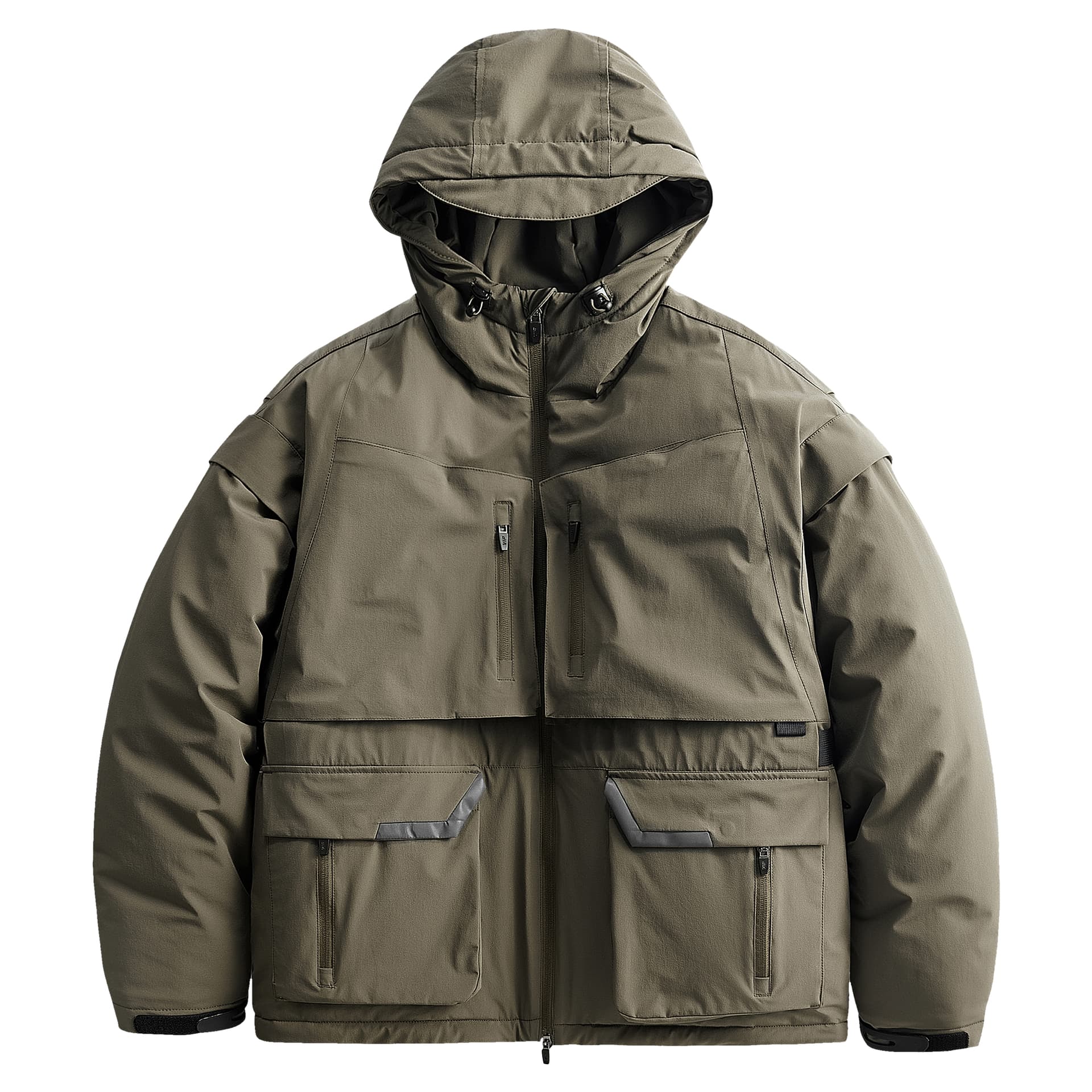Зимняя куртка пуховик VIP Utility Cotton Jacket Brown - изображение 1
