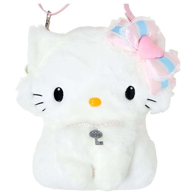 Сумка через плечо Sanrio Искусственный мех Сумка через плечо Мини Женская Белая - изображение 1